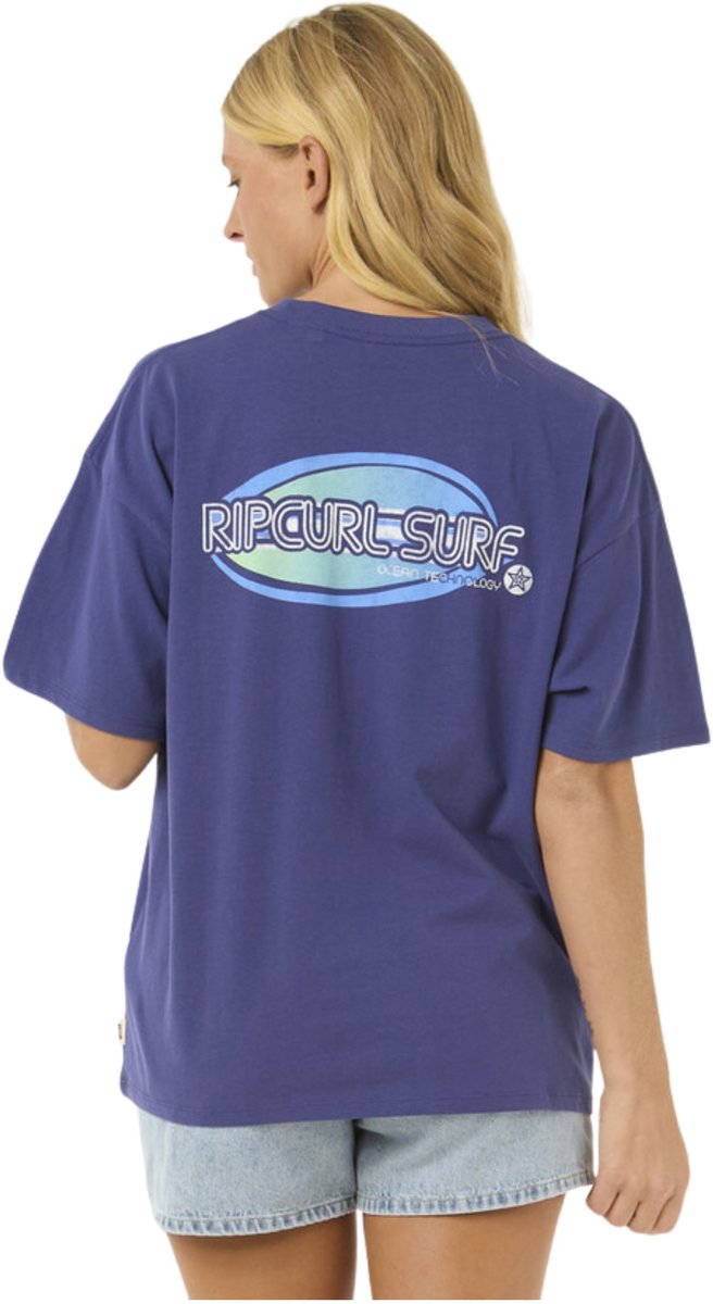 Rip Curl Dames 2025 Las Dalias Heritage T-shirt - Dark Blue