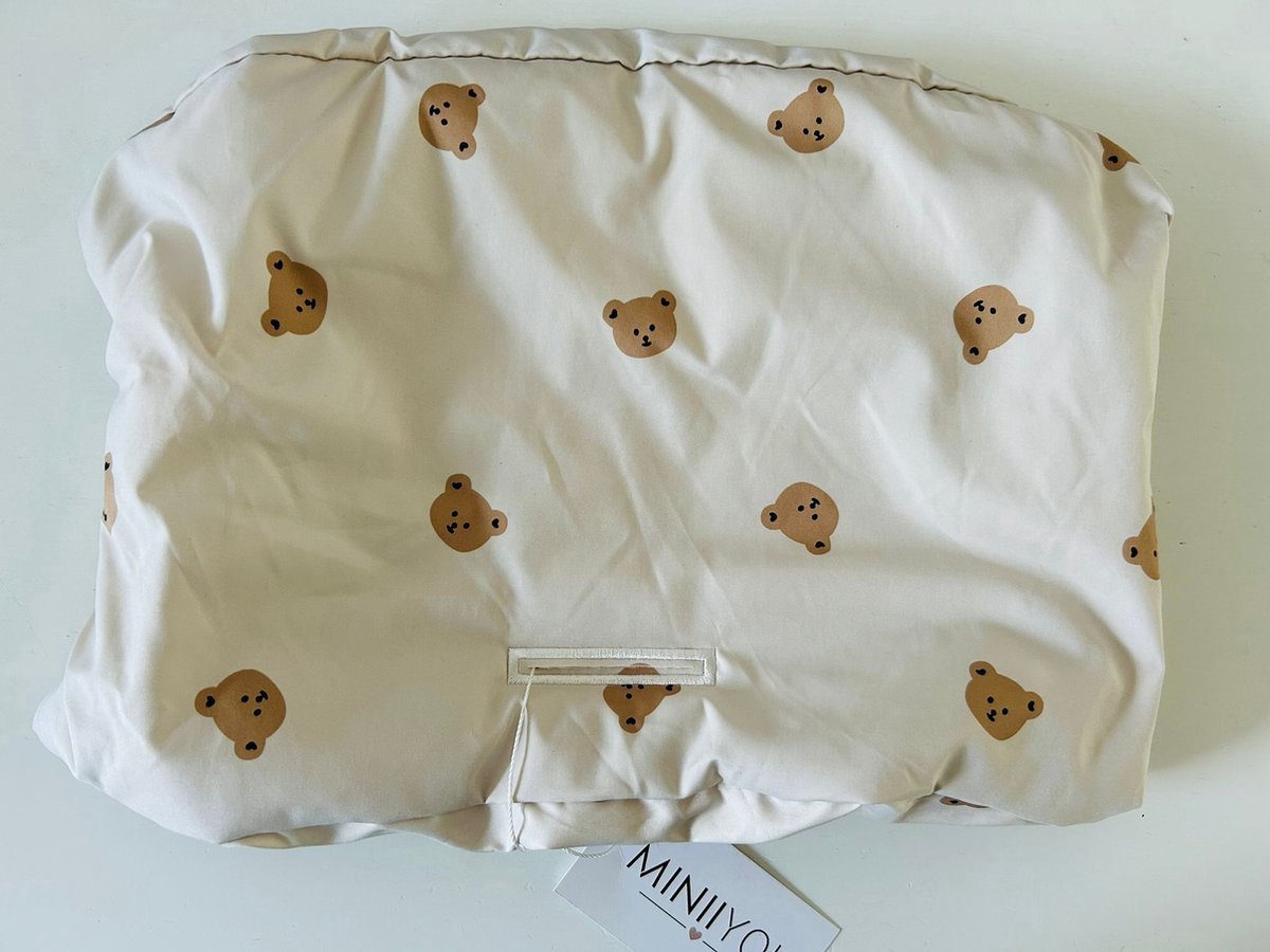 Stoelverkleiner Kinderstoel – Compatibel met Stokke Tripp Trapp – Waterbestendige Kussenset – Beertjes Print – foto 7