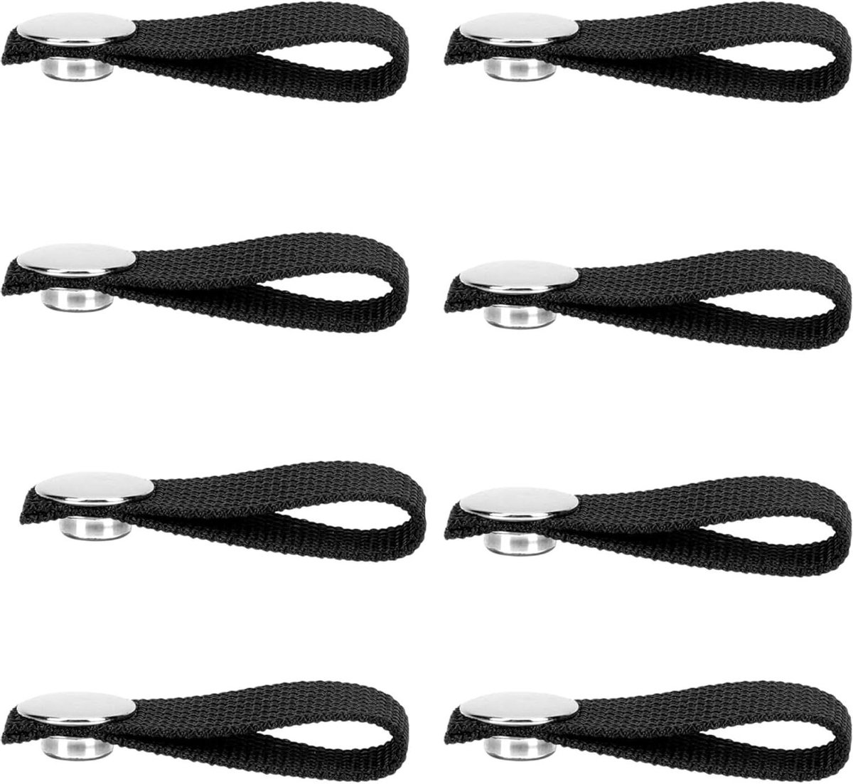 Afneembare kinriemen met enkele sluiting - Set van 8 stuks