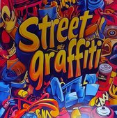 Kleurboek - Kleurboek volwassenen - Street graffiti - Tekenen - Inkleuren - Hobby - Art - Kleuren en ontspanning