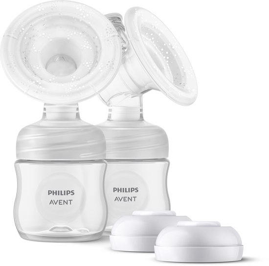 Philips Avent Extra Kolfset - Dubbele Elektrische Borstkolf - Losse Set - Comfortabele Siliconen Kussens - SCF335/12 van Philips Avent — afbeelding 2