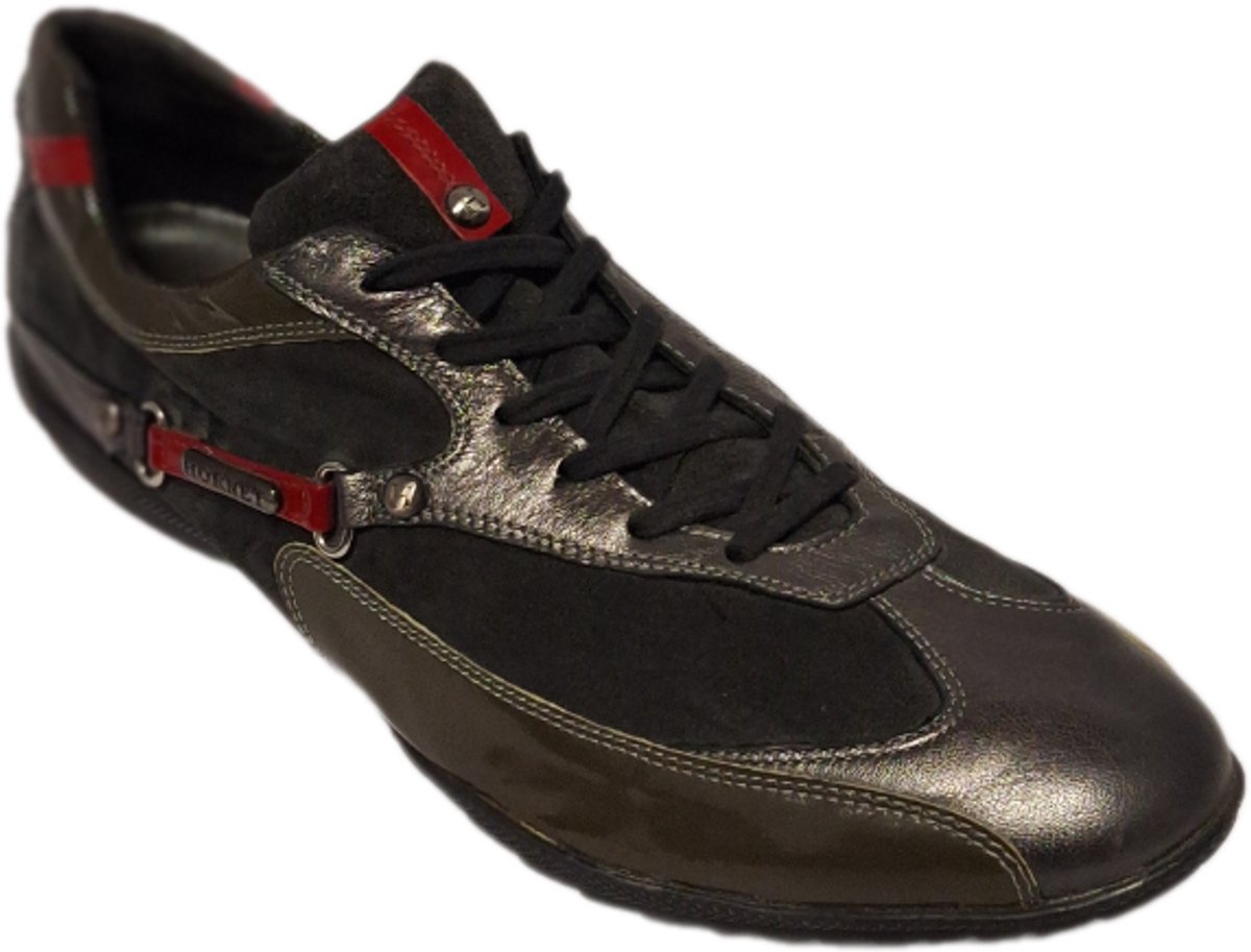 HORNET by BOTTICCELLI HORNETby Botticelli- SNEAKER-OSLO-LEER-ANTRACITE