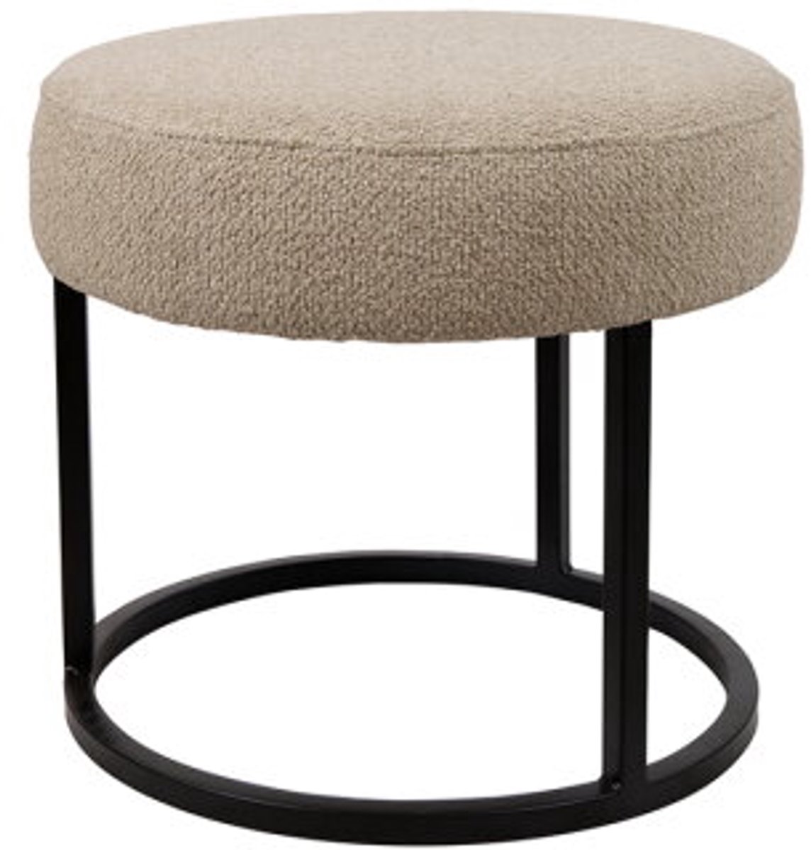 Escabel poef - Ø45 - Rhythm - Beige 05 - Unique Collection