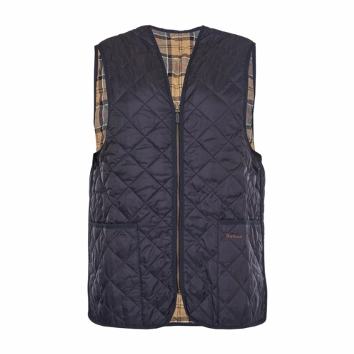 Bodywarmer Barbour Men Quilted Waistcoat/Zip-In Liner Dress Blauw