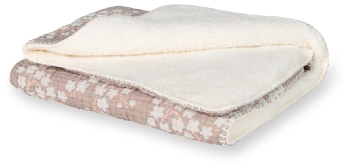 Quax Teddy Newborn Deken | Natural Blossom