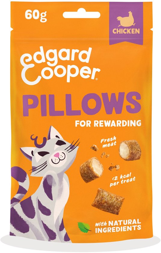 Edgard&Cooper Pillows - Kattensnack - Kip 60 g
