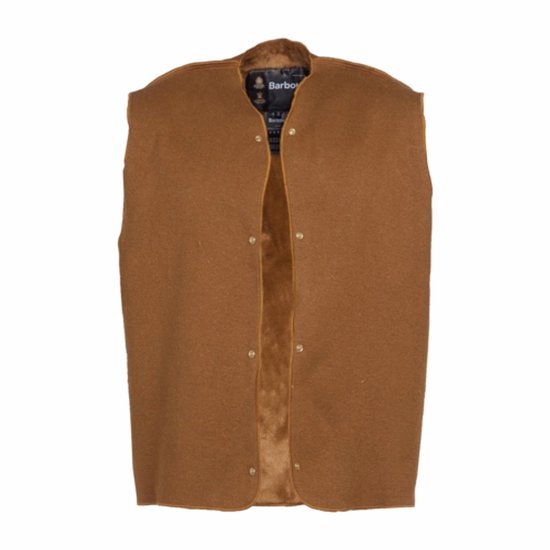 Gilet sans manches Barbour pour homme avec doublure en velours