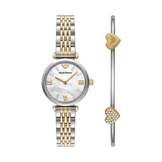 Emporio Armani Dames Horloge geschenkset 28mm - Multi
