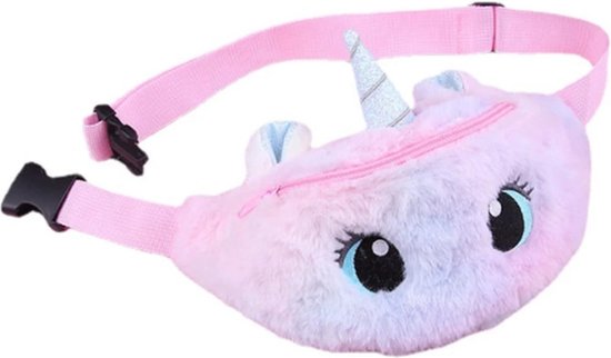 Nette Kinder Einhorn Plüsch Pack Mädchen Taille Tasche Plüsch Einhorn Gürtel Tas