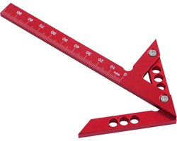 DW4Trading Precisie Aftekenhulp Center Finder 100mm Metrisch - Aluminium Meetgereedschap