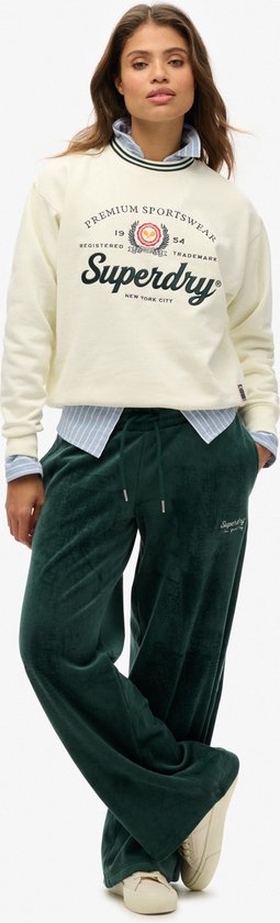 Pull femme Superdry COUNTRY CLUB LOOSE CREW