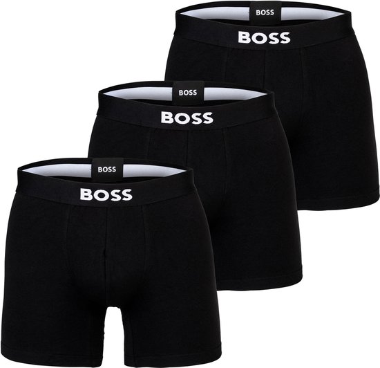 BOSS Hugo Boss heren retroshorts Boxer 3P BM 10146061 07, wit (white 100), XXL BOSS Hugo Boss heren retroshorts Boxer 3P BM 10146061 07, wit (white 100), XXL