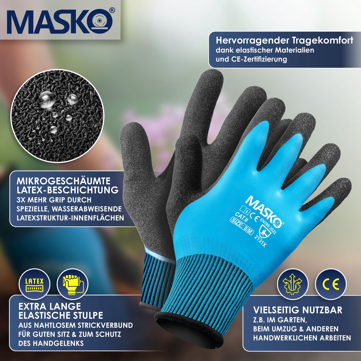 MASKO 1800W verticuteermachine – oranje thumbnail 2