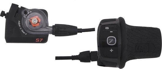 Sunrace Draaiversteller 7-speed - Clickbox - Geschikt voor SRAM S7 - Rechts - Zwart van Sunrace — afbeelding 4