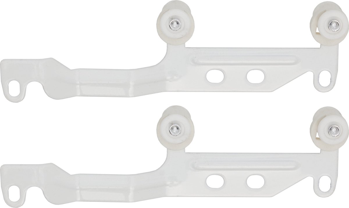 Intensions overschuifrunner gordijnrail plus - wit - 2 stuks