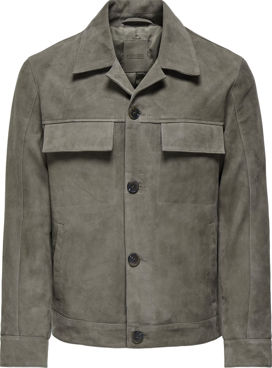 ONLY&SONS - ONSNARTEY OVERSHIRT SUEDE JACKET OTW - Heren - Buitenjassen