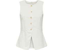 Jacqueline de Yong Gilet Jdydina S/l Waistcoat Jrs 15351656 Cloud Dancer Dames Maat - XS Jacqueline de Yong Gilet Jdydina S/l Waistcoat Jrs 15351656 Cloud Dancer Dames Maat - XS