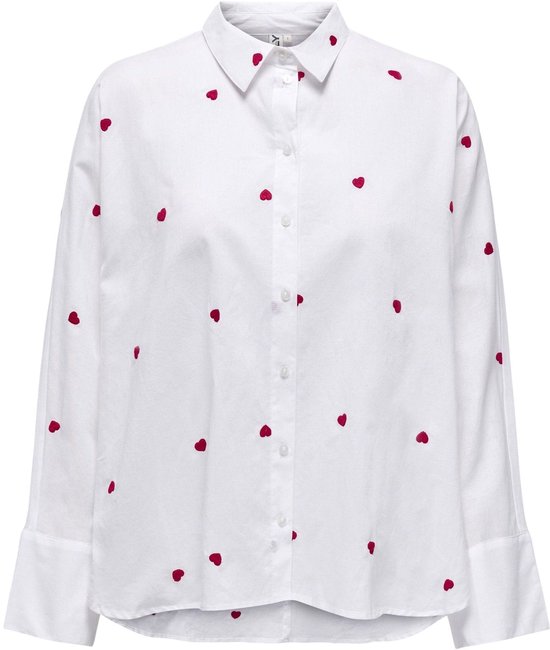Only New Lina Grace LS Emb Blouse Dames - Maat S