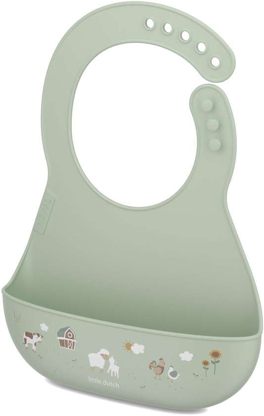 Mepal Mio slab Little Dutch - Verstelbare sluiting - Opvangbakje voor etensresten - Vaatwasmachinebestendig - Little Farm