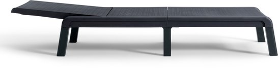 Keter Mallorca Ligbed - inclusief kussen - 187.5x58x29cm - Antraciet van Keter — afbeelding 3