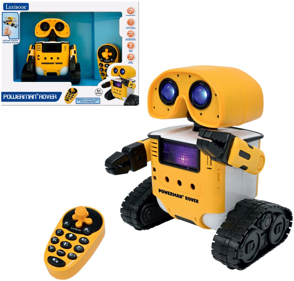 Mijn Multifunctionele Robot met Stemvervormer, Gebarenbesturing, Verlichting en Liedjes