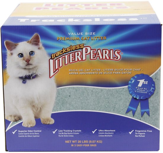 Crystal Clear Litter Pearls - Kattenbakvulling - 18,6 l