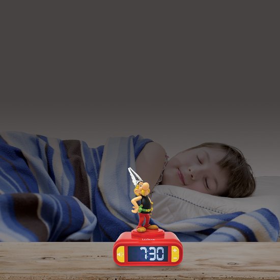 Asterix Nachtlampje Wekker met geluiden van Merkloos — afbeelding 3