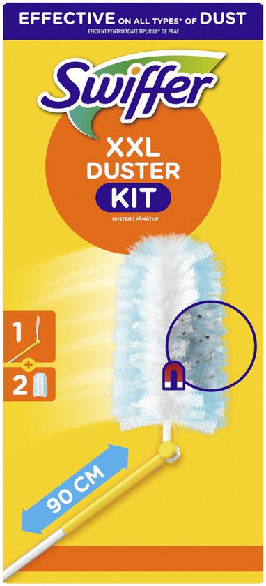 Kit Swiffer Duster XXL Original - 1 manche + 2 Recharges