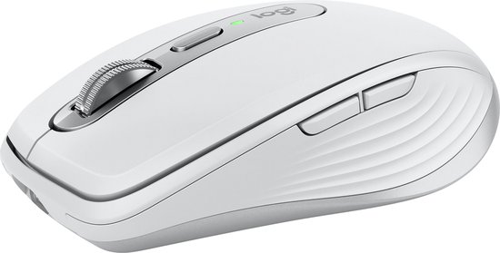 Logitech MX Anywhere 3S - Draadloze Muis - Bluetooth - Rechtshandig - Pale Grey