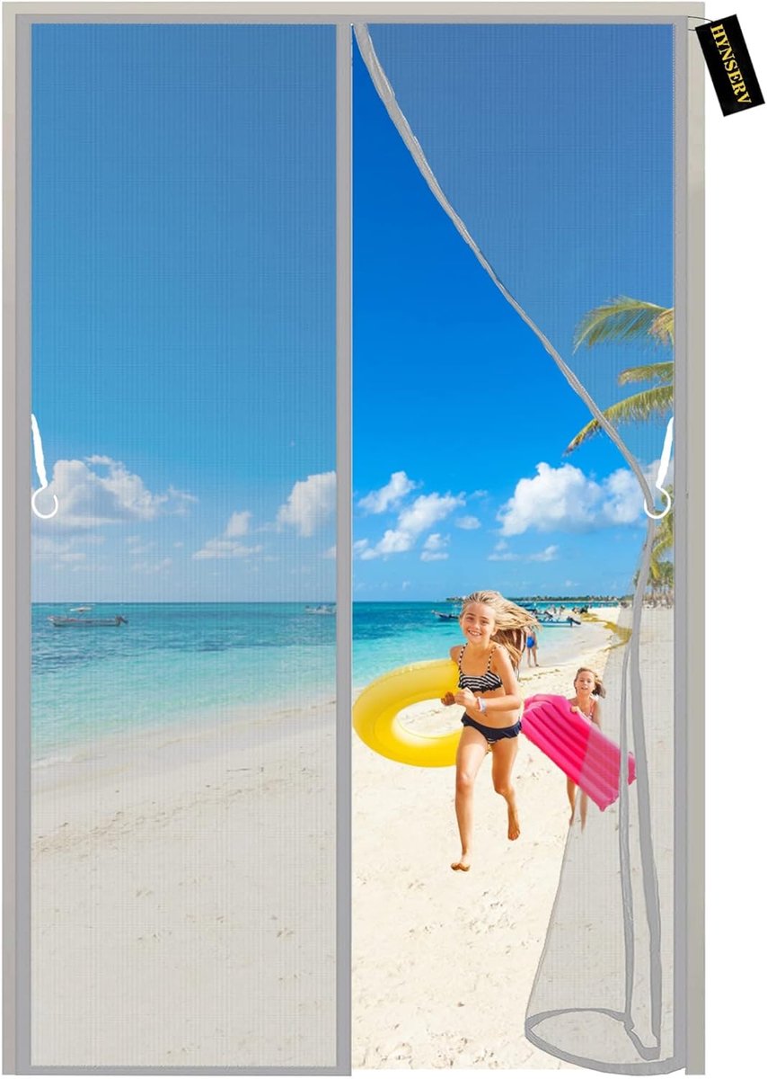 Magnetische Vliegenhor Hordeur 85x215 cm - Zelfsluitend Insectenwerend Gordijn voor Deuren