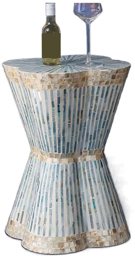 Bijzettafel geborsteld goud Patio - set/2 - Het is Tijd voor Lifestyle