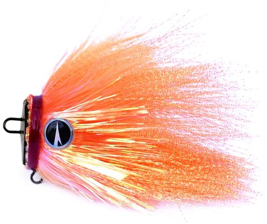 VMC Mustache Rig X1 M UV Orange Jighead Loodvrij 20g - Loodkop van Merkloos — afbeelding 5
