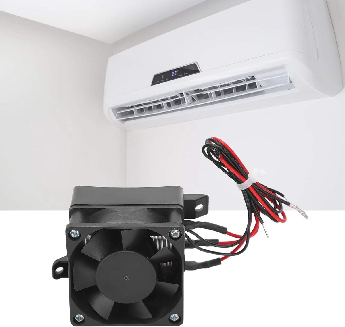 Keramische PTC Kachel met Ventilator 300W - Elektrische Verwarming en Luchtbevochtiger