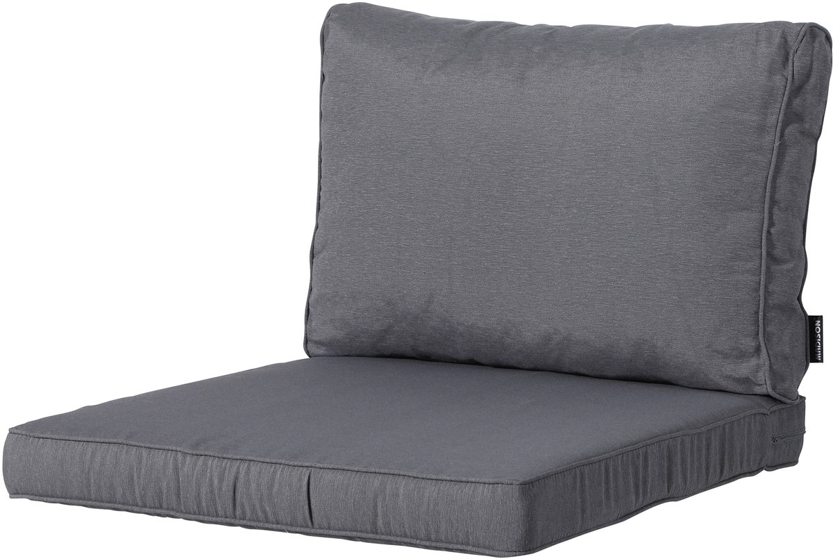 Bol.com Madison - Lounge luxe Panama grey - 60x60 - Grijs aanbieding