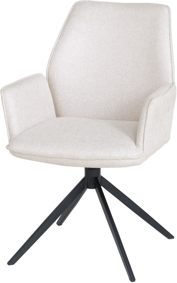Eetkamerstoel Revi draaibaar - Lotus Natural - eetkamerstoelen set van 2