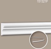 Cimaise 151321F Profhome Moulure décorative flexible style Néo-Classicisme blanc 2 m