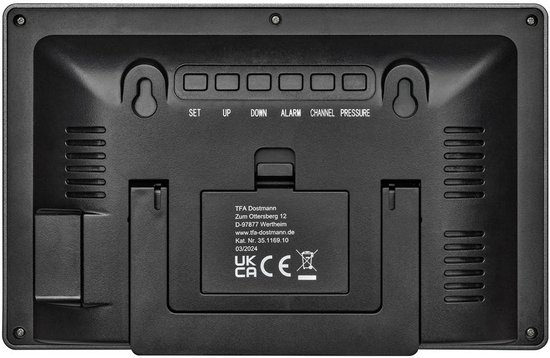 Station météo TFA Luna Sky - avec capteur extérieur et rétroéclairage