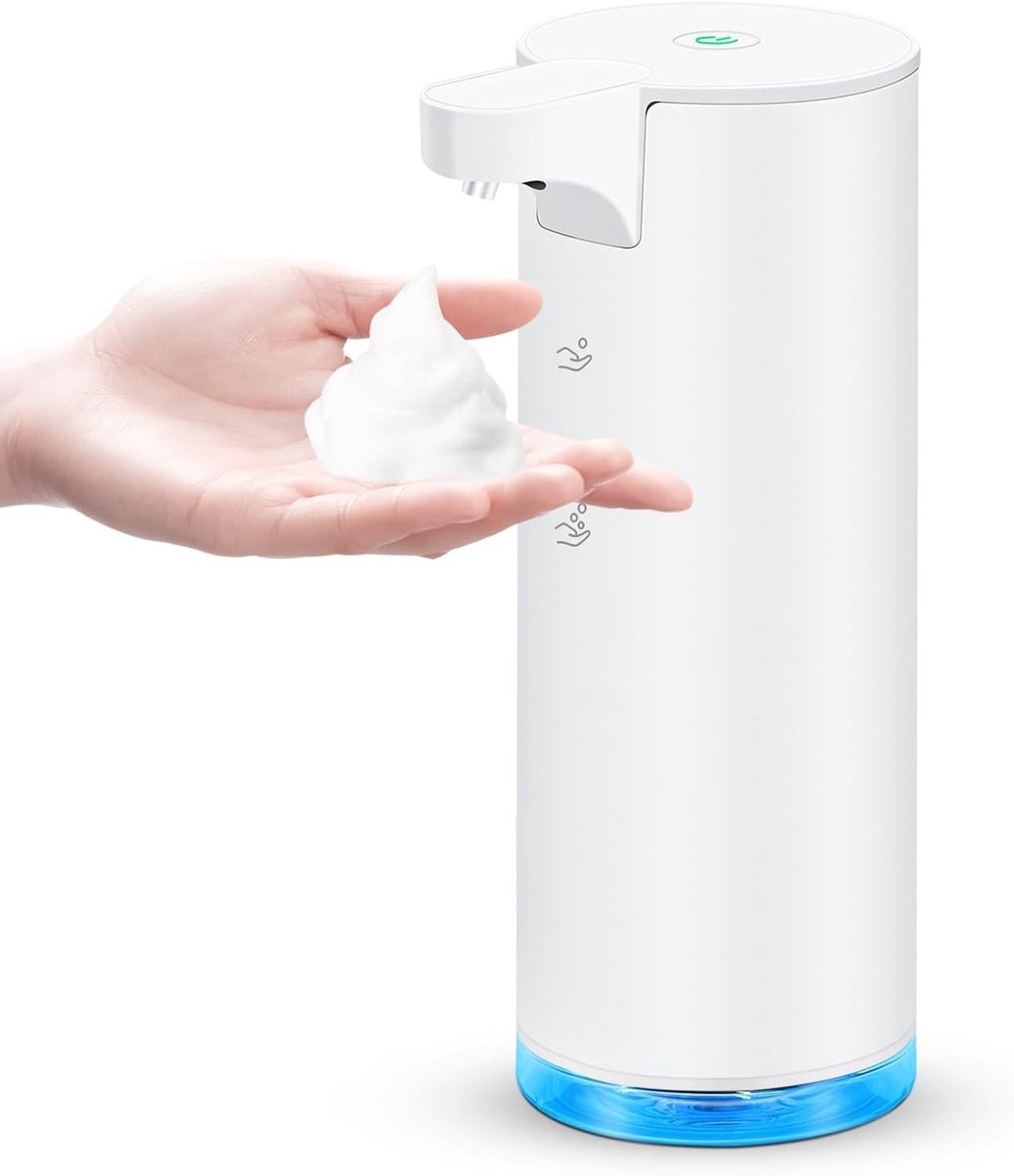 Automatische roestvrijstalen schuimzeepdispenser met sensor - IPX5 Waterdicht en Oplaadbaar - Voor Keuken en Badkamer