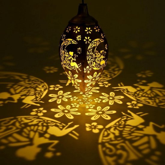 Solar lamp tuin - Led - Naturel - 23cm