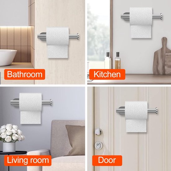 Toiletpapierhouder waterdicht aan de muur gemontee