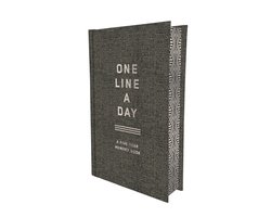 Charcoal Canvas One Line a Day - Dagboek voor 5 jaar - A Five-Year Memory Book
