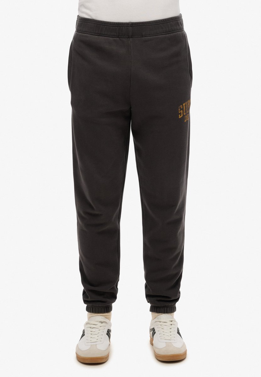 Superdry Athletic Essential joggingbroek met print Heren Broeken Zwart