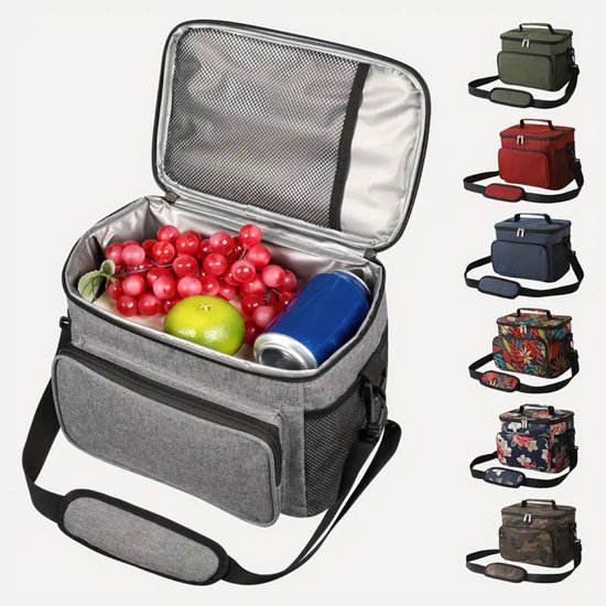 Livano Koeltas - Koelbox - Koelelementen - Coolbox - Auto - Lunchtas - Strand - Legergroen van Livano — afbeelding 2