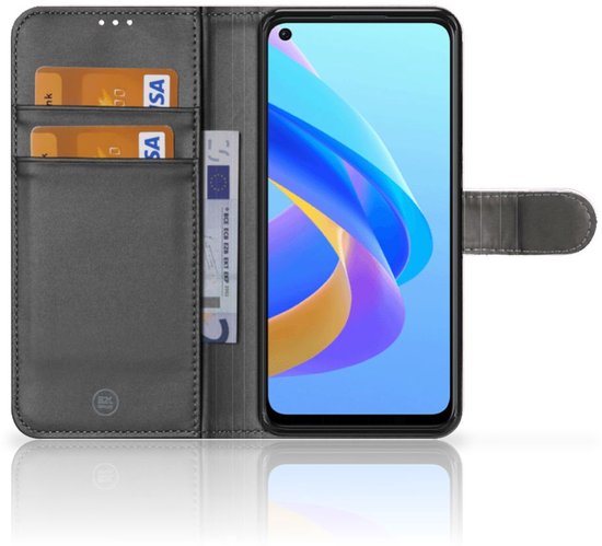 Étui pour téléphone portable OPPO A76 | A96 Etui Flip Marbre Pink