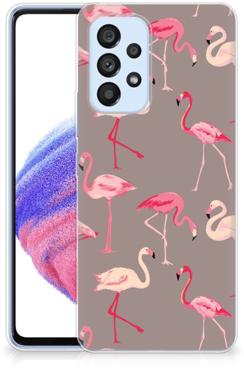Samsung Galaxy A53 5G TPU Hoesje Flamingo