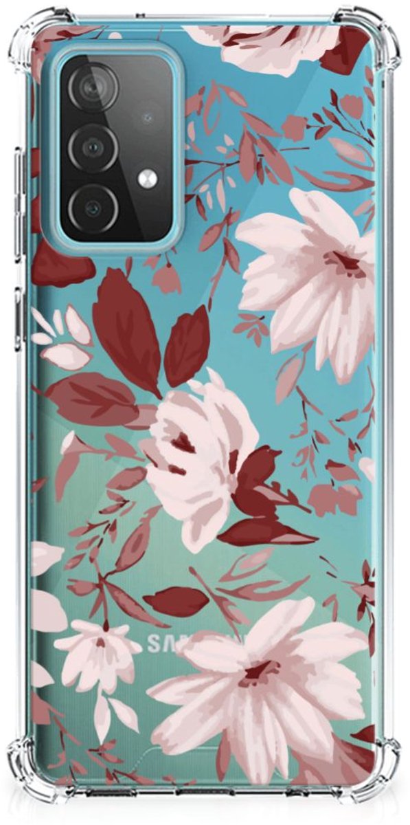 Back Cover Samsung Galaxy A52 4G/5G Watercolor Flowers