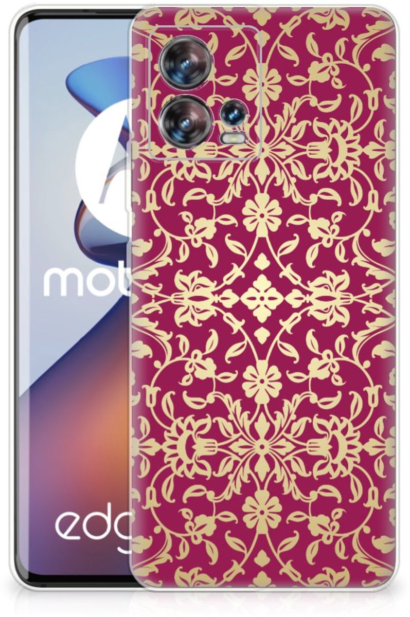 Siliconen Hoesje Motorola Edge 30 Fusion Barok Pink