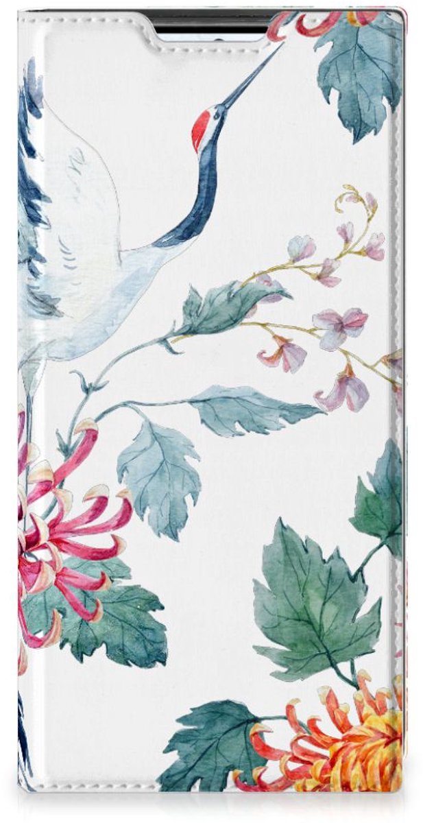Samsung Galaxy S22 Ultra Hoesje maken Bird Flowers