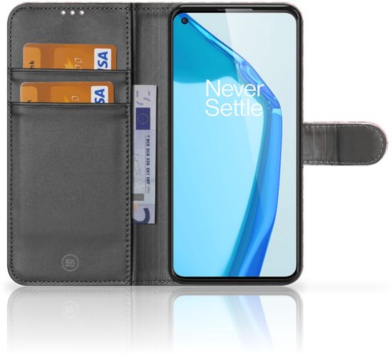 Etui Smartphone OnePlus 9 Wallet Book Case Batik Rouge