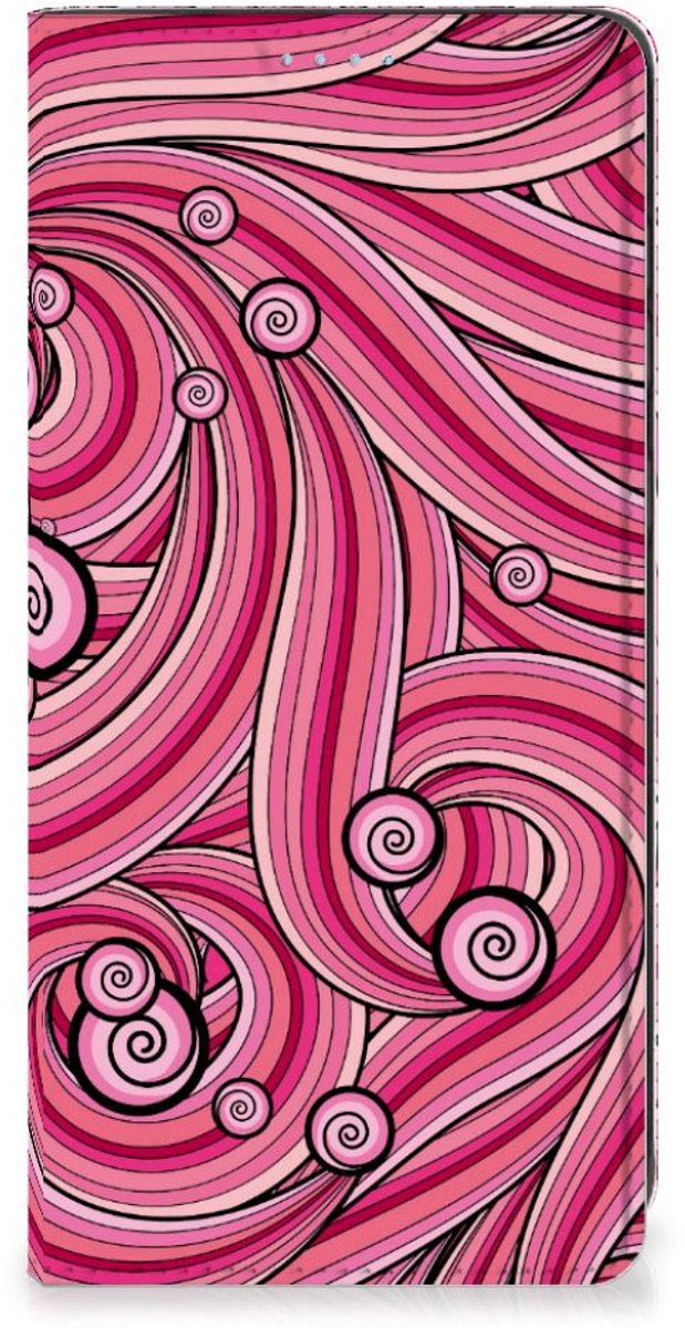 Samsung Galaxy A21s Bookcase Swirl Pink
